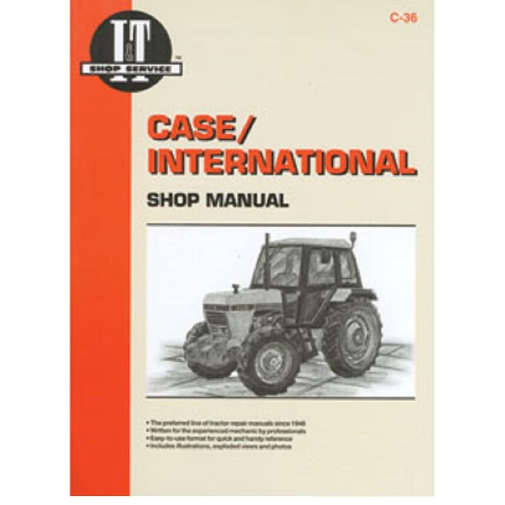 I&T C-36 Shop Manual Fits Case-IH Tractor Models 1490 1394 1390 1690 1494