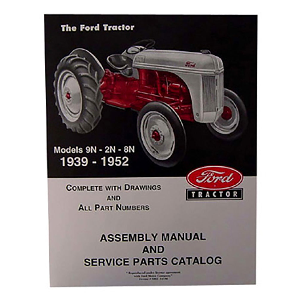 S.61434 Tractor Assembly Manual with Part Numbers & Exploded Views Fits Ford 9N