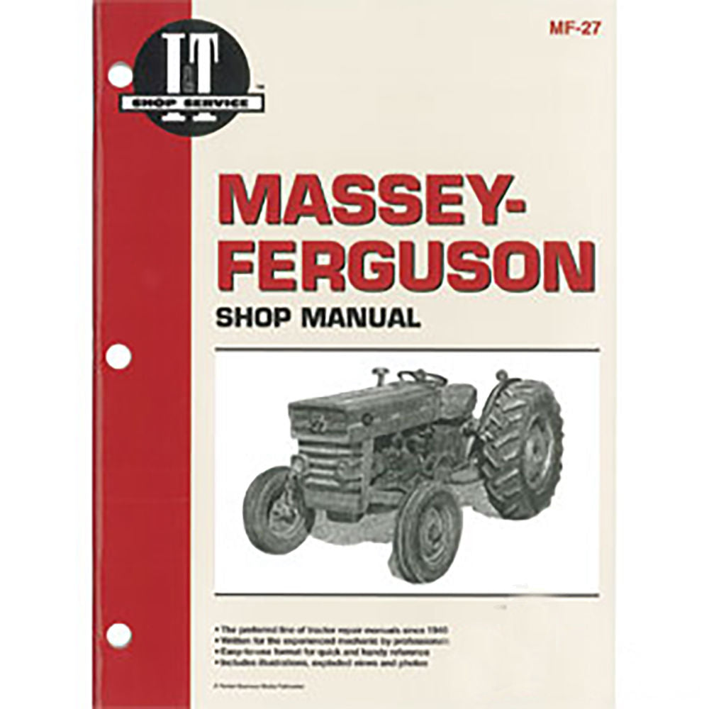 MF27 MF-27 I&T Shop Manual Fits Massey Ferguson Tractor 135 150 165