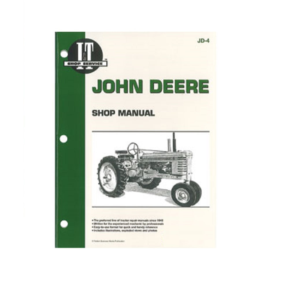 New Service Manual Fits John Deere Model A B G H D M MT IT Fits JD4 - FREE SHIPP