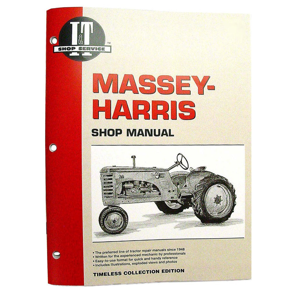 I&T Shop Service Manual MH-6A Fits Massey Harris Tractor Pacer 16