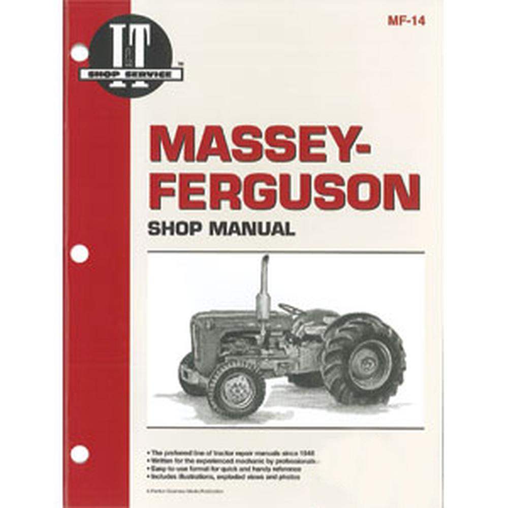 I&T Service Shop Repair Manual Fits Massey Ferguson Tractor TO35 40 35 50 MF14
