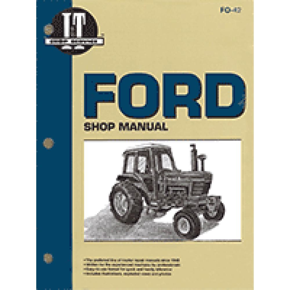 Shop Manual FO42 Fits Ford New Holland 6600 6610 6700 6710 7000 7600 7610