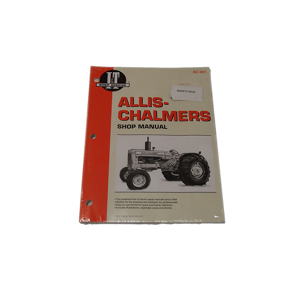 I&T Shop Service Manual Collection AC-201 Fits Allis Chalmers D10 D12 D15 D17 +