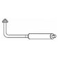 MF7010 Exhaust Muffler Fits Massey Ferguson Tractor TO35 35 202 203 204 205