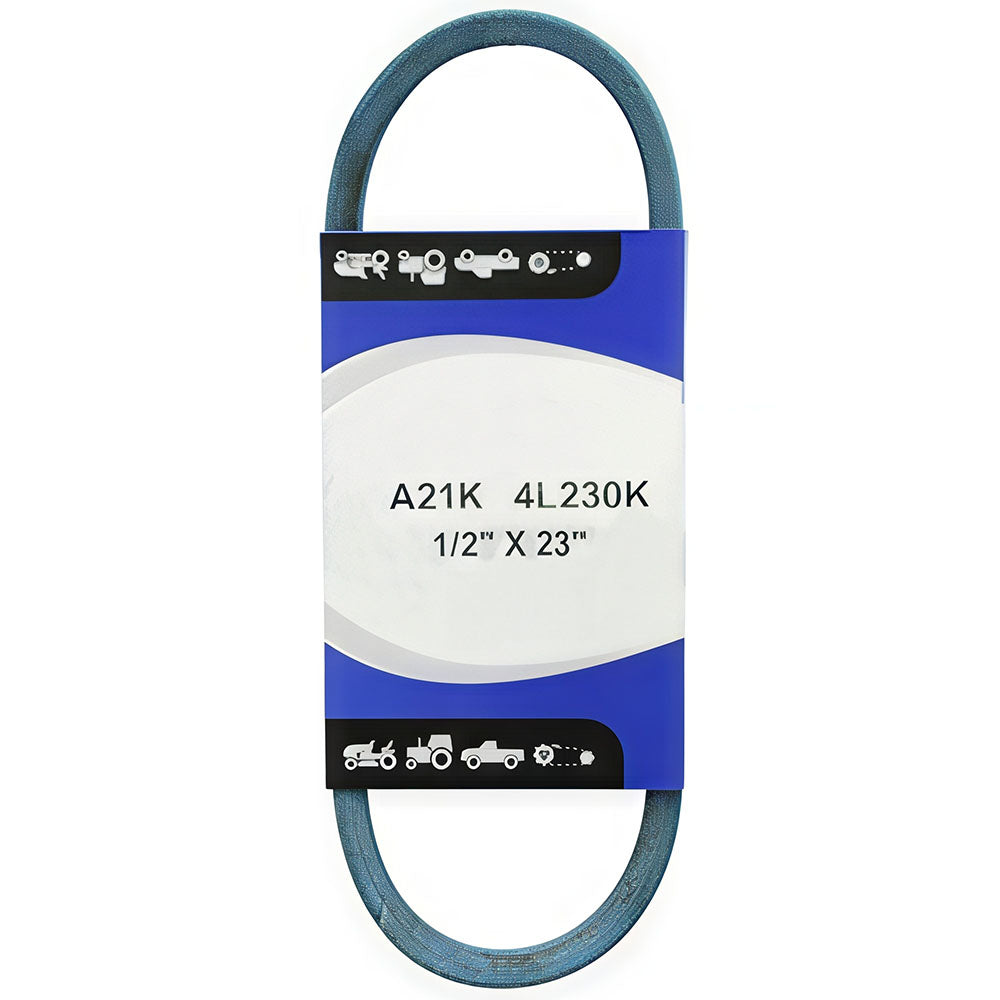 A-A21K Made With Aramid Blue V-Belt (1/2" X 23") Fits Snapper