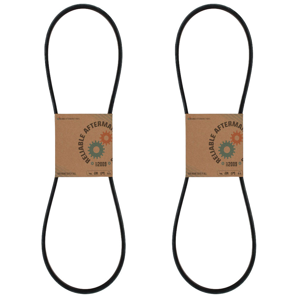 Pack of Two 482531 Pump Drive Belts 482716 Fits Scag Tiger Fits Cub STC61A-23KA