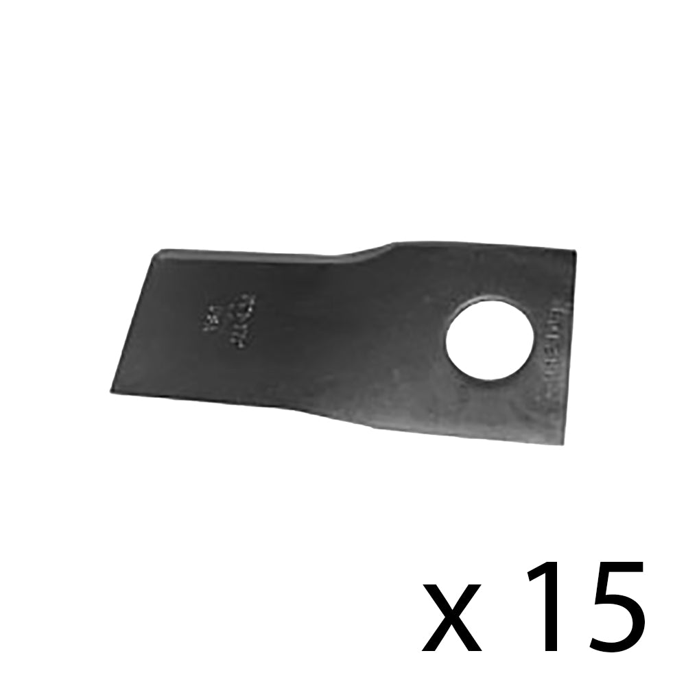 Qty 15: Disc Mower Blade Fits John Deere Replaces PMLBL0082