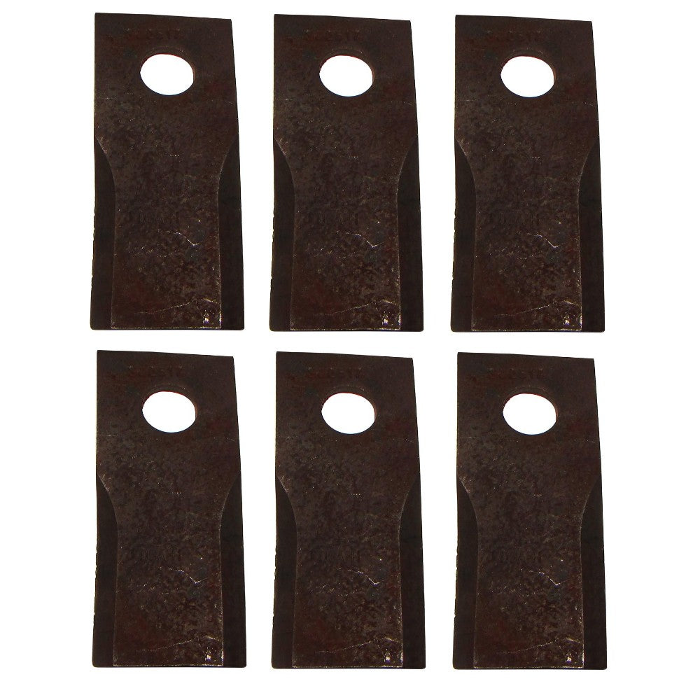 Qty 6: Right Hand Disc Mower Blade Fits John Deere Replaces 55903310