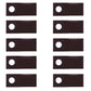 Set of (10) LH Disc Mower Blades Fits Bush Hog & Rhino Disc Mowers 798RM787167