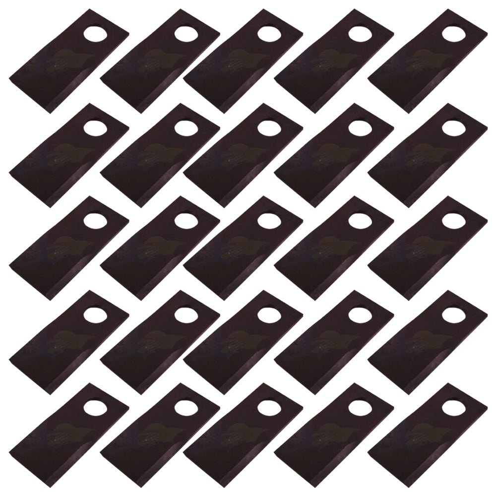 (25) Interchangeable Left Hand Blades 798RM787167 Fits Rhino Fits Bush Hog