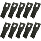 Qty 10: Right Hand Disc Mower Blade Fits BUSH HOG Replaces 00787166