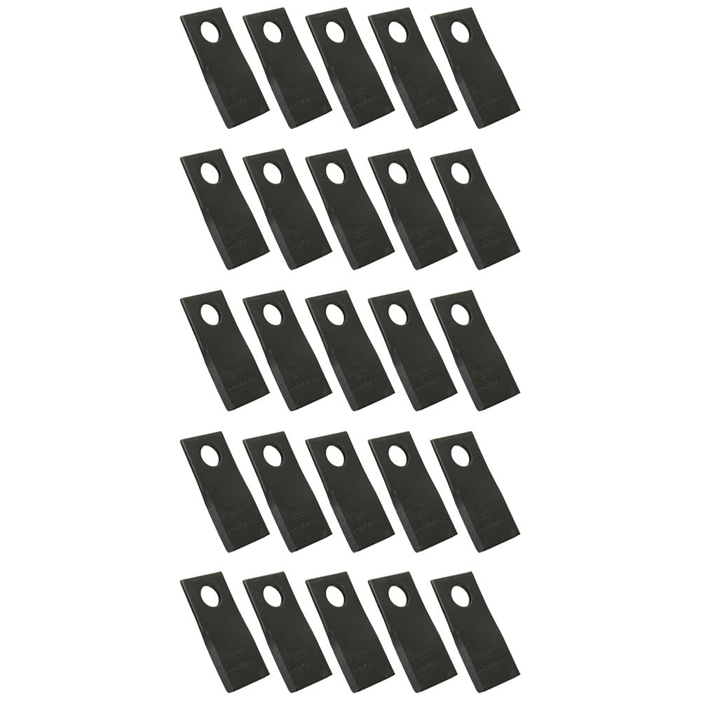 Qty 25: Right Hand Disc Mower Blade Fits BUSH HOG Replaces 00787166