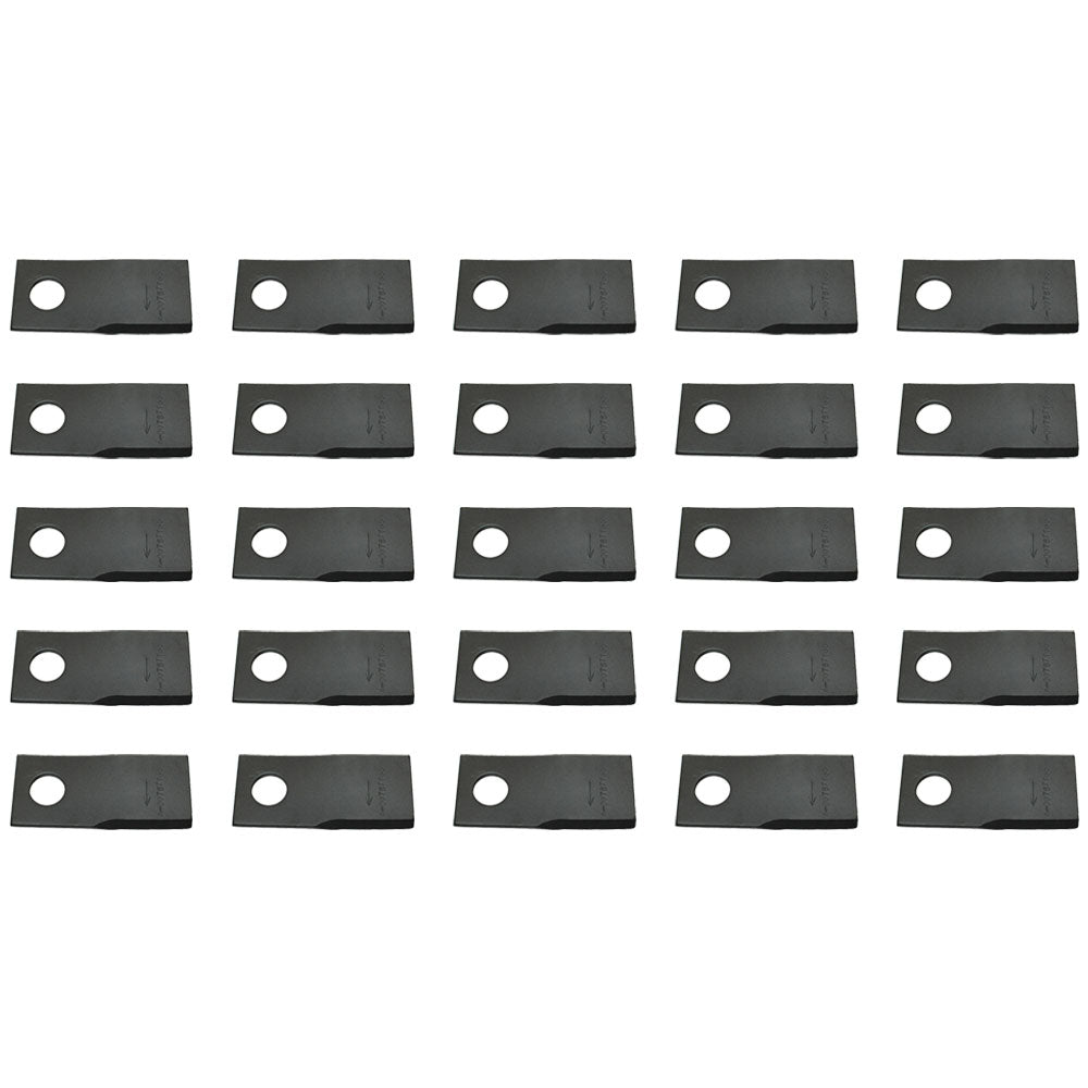 Qty 25: Right Hand Disc Mower Blade Fits BUSH HOG Replaces 00787166