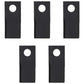 Qty 5: Right Hand Disc Mower Blade Fits BUSH HOG Replaces 00787166