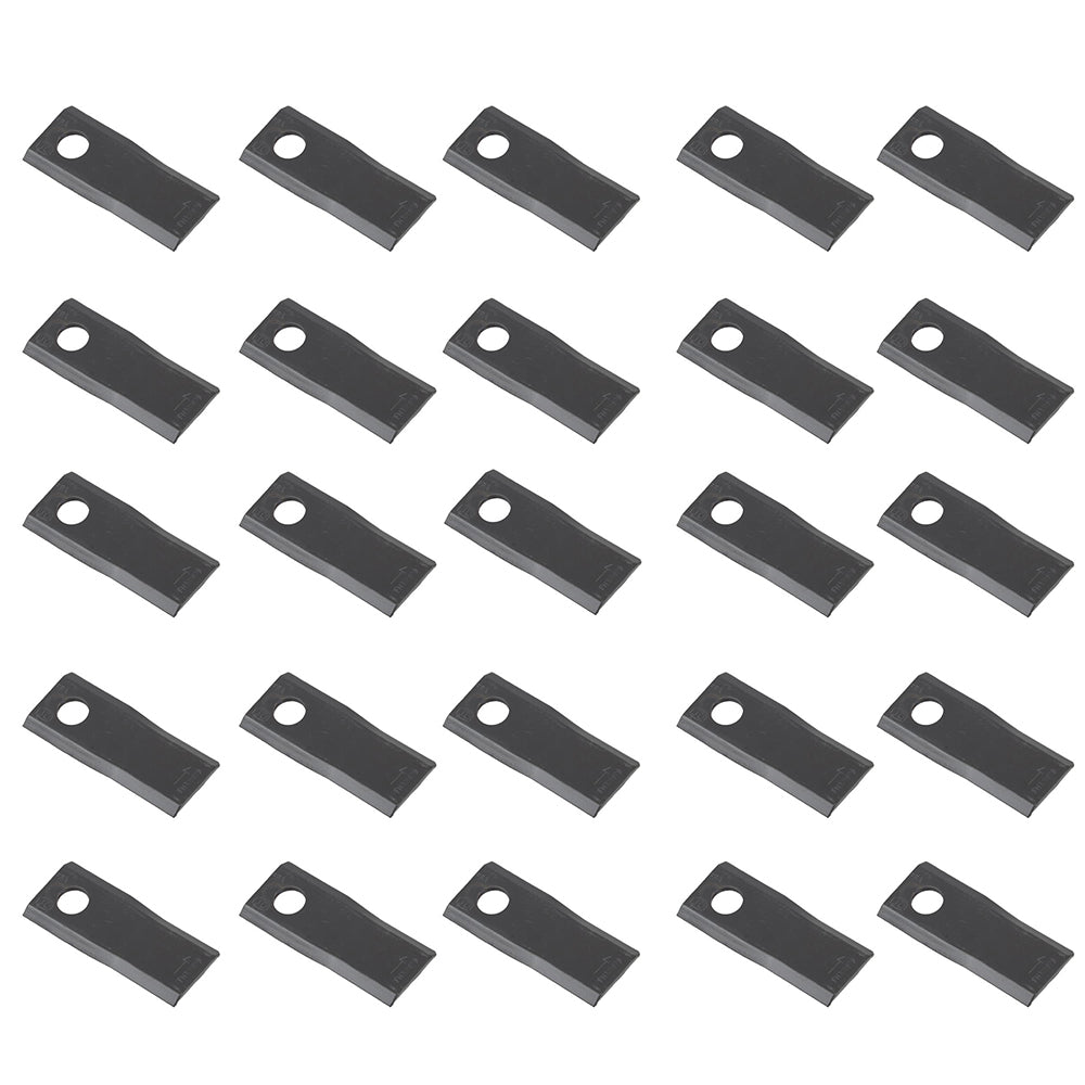 Qty 25: LH Disc Mower Blade Fits GEHL Replaces 1113268