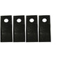 Qty 4: LH Disc Mower Blade Fits Edcor Replaces K55903210Z