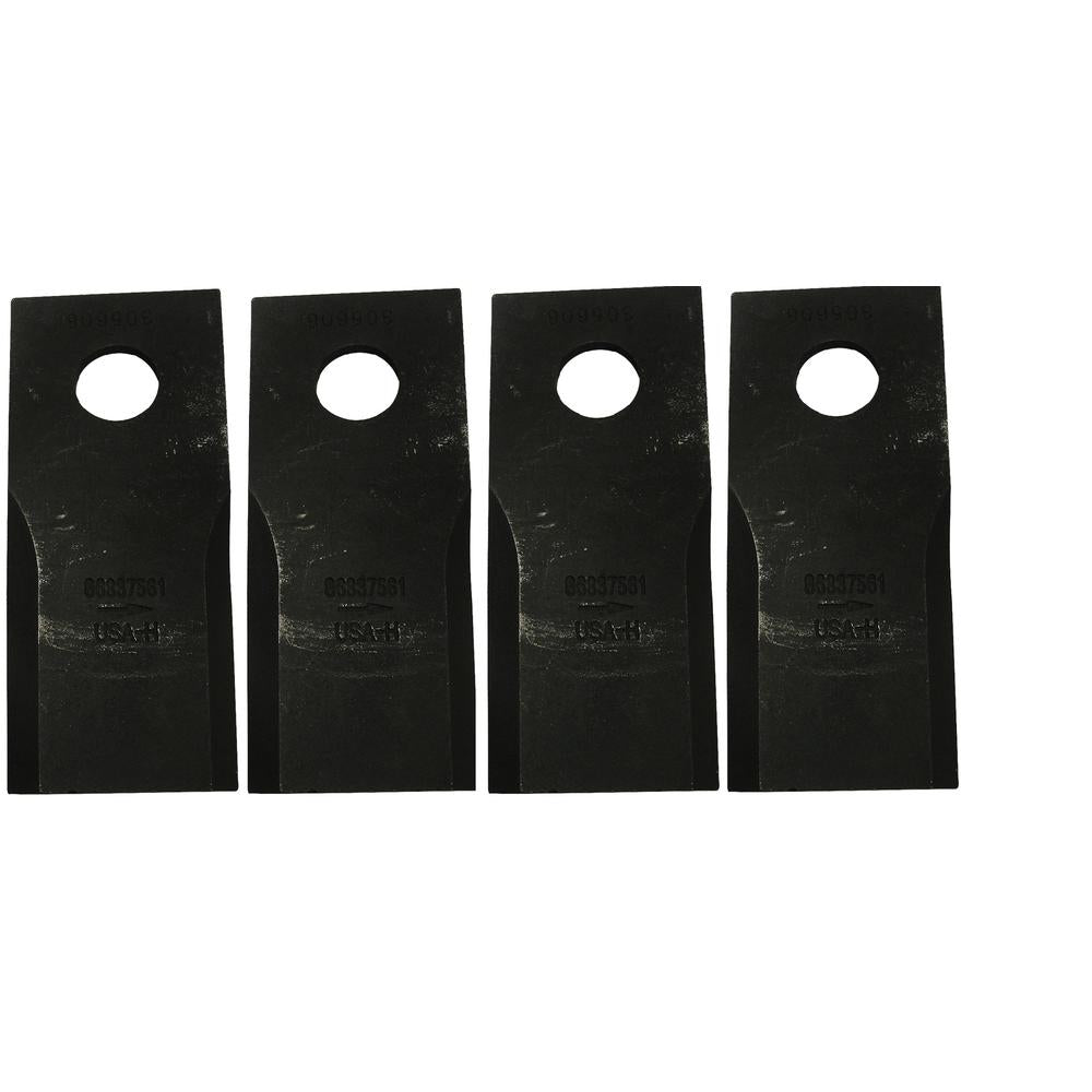 Qty 4: LH Disc Mower Blade Fits Ford/New Holland Replaces 853820