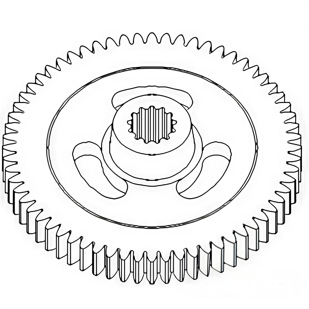 Splined Impeller Gear Fits John Deere Models E84810 E84810-A