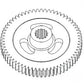 Impeller Gear 64 Tooth Splined Fits John Deere 930 920 925 915 910 936 935 916 9