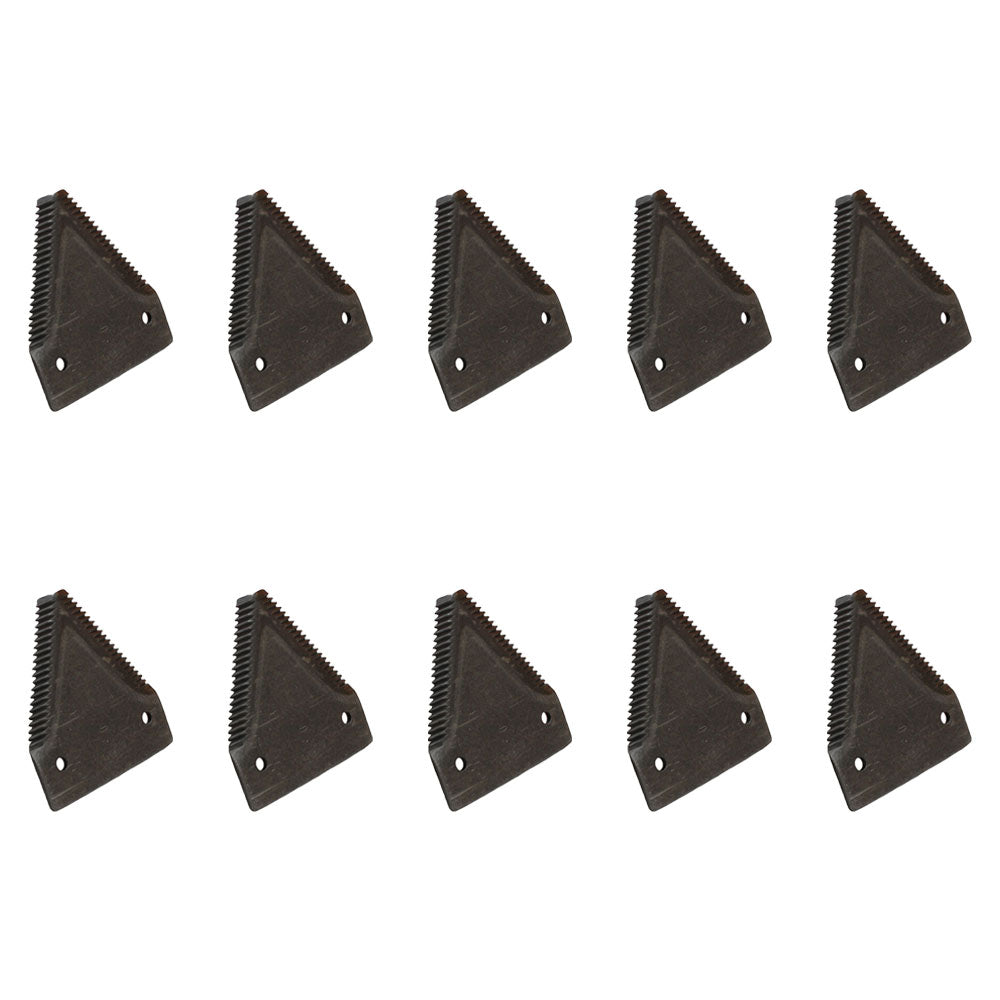 Qty 10: Sickle Sections Fits Case/International Harvester Replaces 491-S621BT