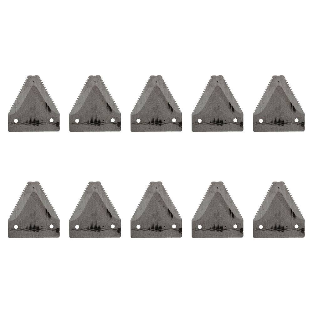 Qty 10: Sickle Section Fits Case/International Harvester Replaces 491-S621BT