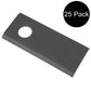 Qty 25: Disc Mower Blade Fits Kuhn Replaces 561-500-00