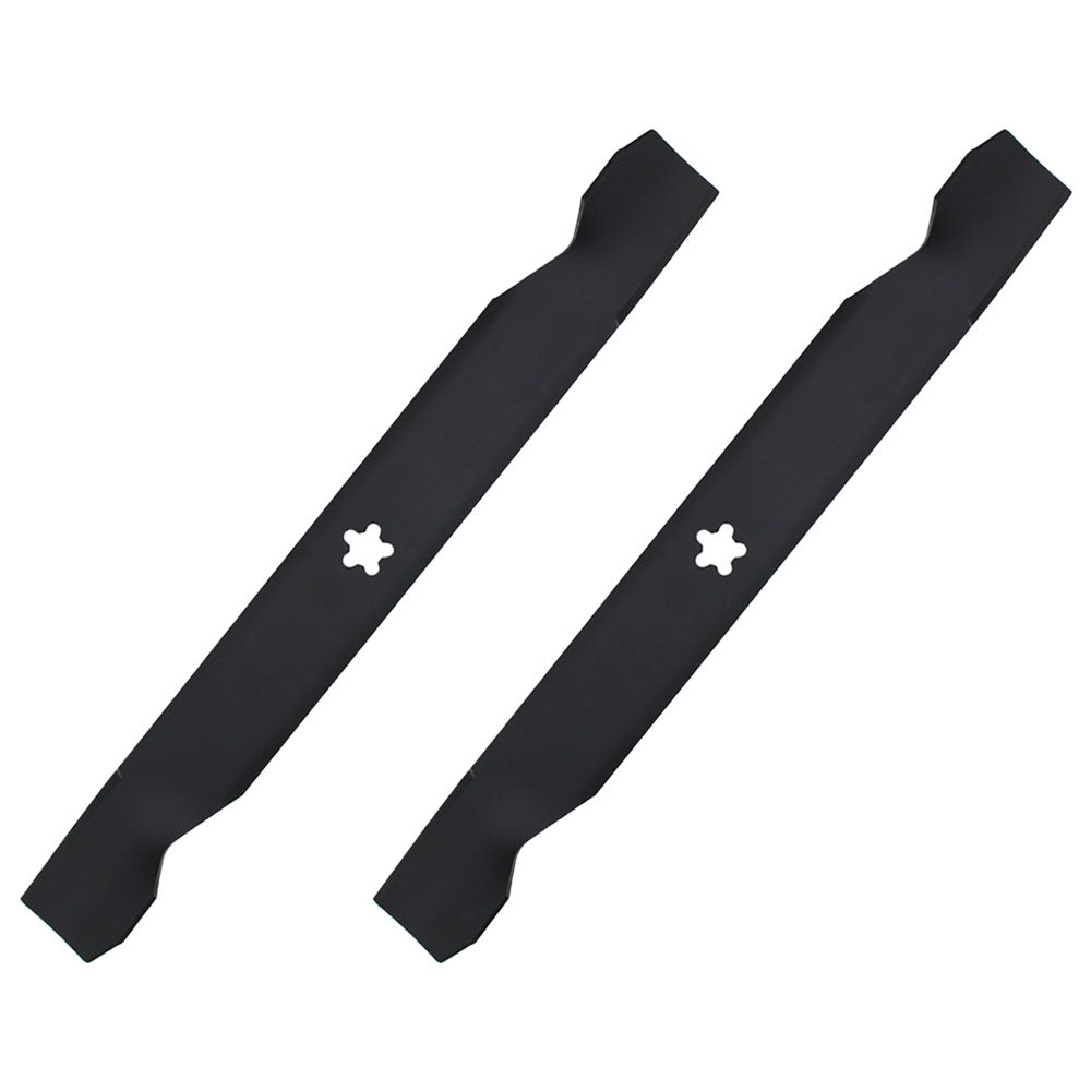 (2) Hi Lift Mower Blades Fits Craftsman 38" Decks Repl. 127842 138970 138497