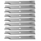 (9) 52 Blades 103-6402 15/16 Center Hole 92-030 Metro Turf" Fits Exmark