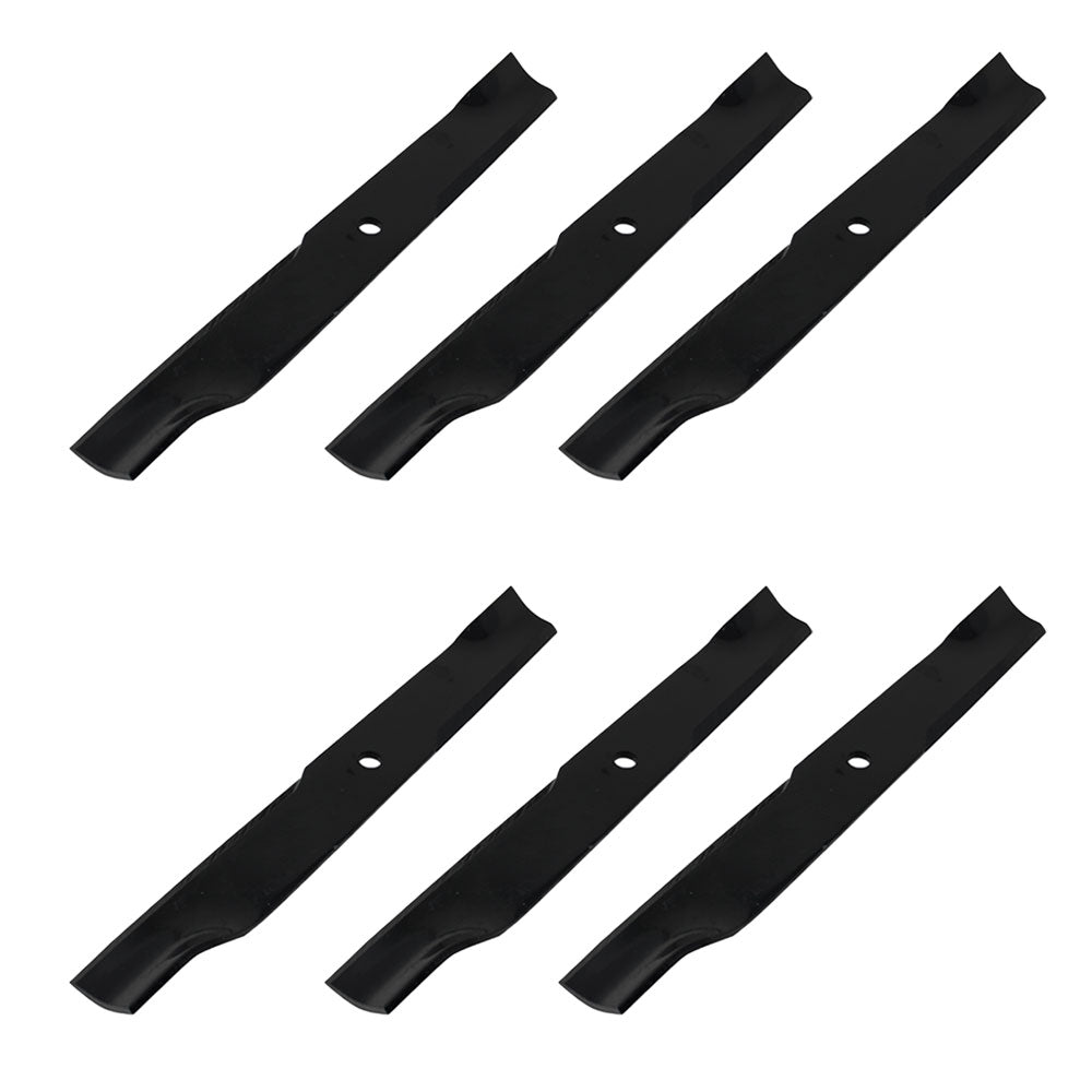 (6) 6180 Rotary Blades Compatible With Hustler 793794, 794685