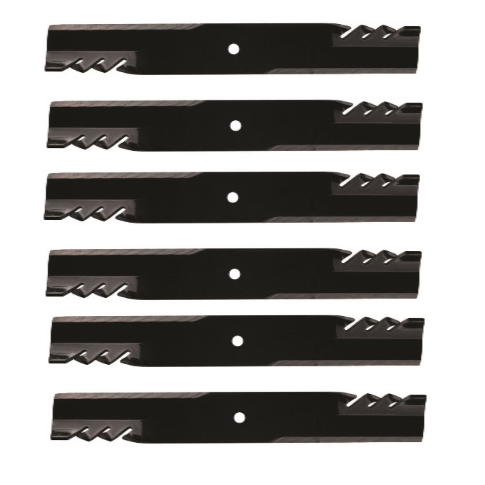 6PK Mulching Blades for 54" Fits Kubota Kommander ZG125S Z125E ZG127S