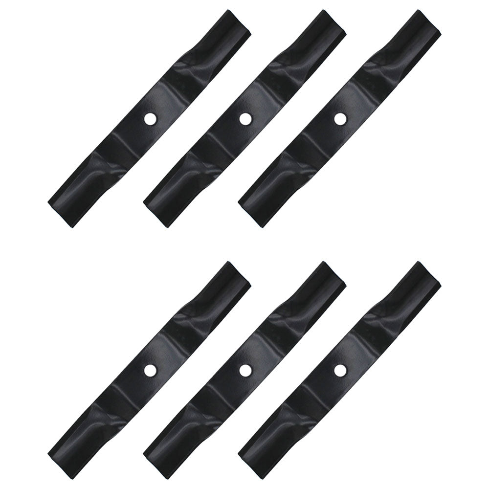 6 New XHT Heavy Duty Blades 48" Decks Fits Kubota K5182-71840 K5575-34330
