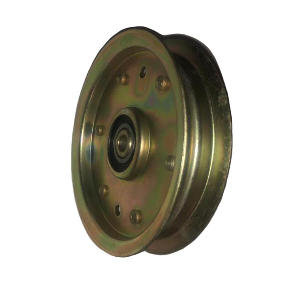 Flat Idler Pulley (Zinc) Fits Cub Cadet Replaces 756-04129B