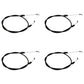 Qty. 4: Control Cable Fits Cub Cadet Replaces 746-0553