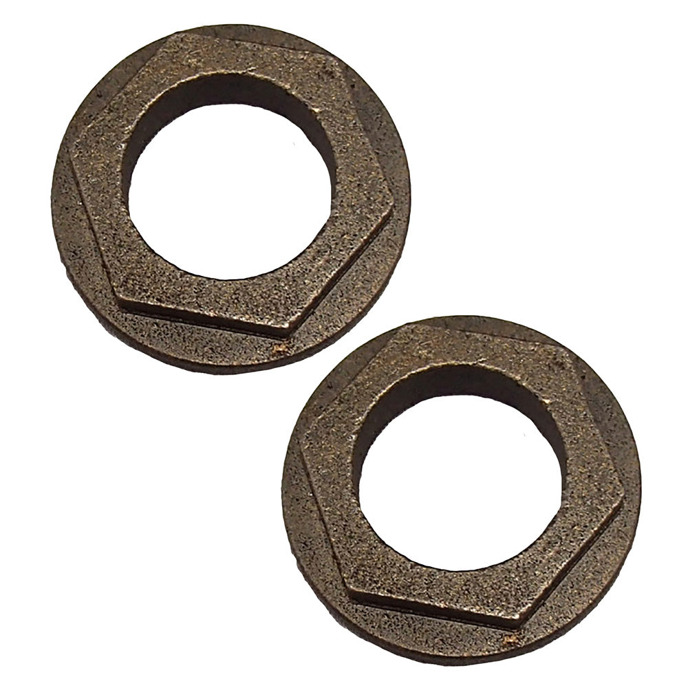 (2) Hex flanges Steering Bushings Fits Cub Cadet MTD 112-0930