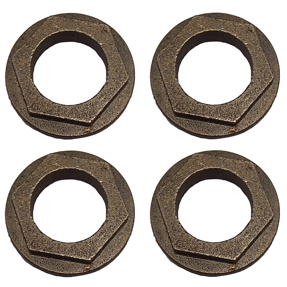 Qty 4: Hex Steering Bushing Fits Troy Bilt Replaces 741-0656