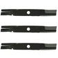 3PK Heavy Duty Mower Blades Fits Kubota 60" ZD21 ZD25 ZD28 ZD323 ZD331 ZG327