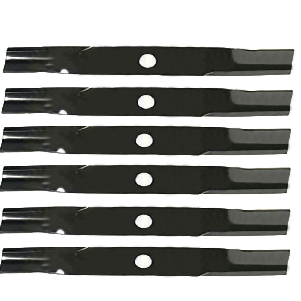 6 REPL XHT HD USA BLADES Fits Kubota K5647-34330 K5647-34340 FOR ZD326S ZD21F-60