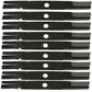 9 Repl XHT HD Blades Fits Kubota K5647-34330 K5647-34340 ZD326S ZD21F-60P 60"