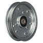 Flat Idler Pulley (Silver Zinc Coated) Fits Cub Cadet Replaces 753-08068A