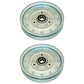 Qty 2: Flat Idler Pulley Fits Husqvarna Replaces 126-7685