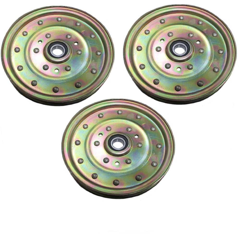 Qty 3: Flat Idler Pulley Fits Husqvarna Replaces 126-7685