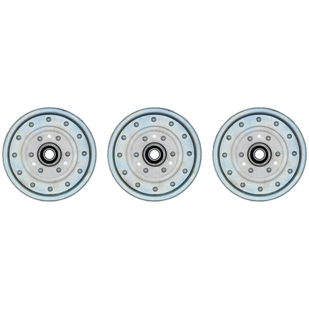 Qty 3: Flat Idler Pulley Fits Toro Replaces 1-633109