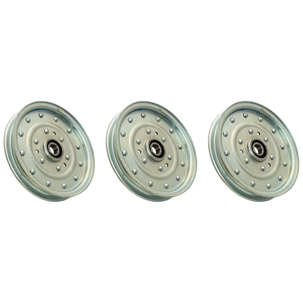 Qty 3: Flat Idler Pulley Fits Husqvarna Replaces 126-7685