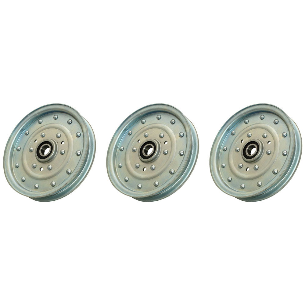 3 Idler Pulleys Fits Exmark Fits Toro 126-7685 1-633109 116-4667 Fits Husqvarna