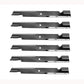 6 Pk. Notched Hight Lift Blades 103-6404 Fits Exmark Lazer Z AS XP XS 116-5171