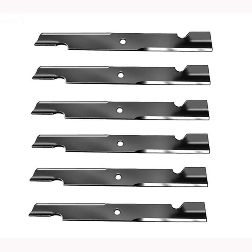 6 Pk. Notched Hight Lift Blades 103-6404 Fits Exmark Lazer Z AS XP XS 116-5171