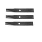 set of 3 Mower blades to fit Fits Toro Wheel Horse 42" cut 106077 117192 350-116