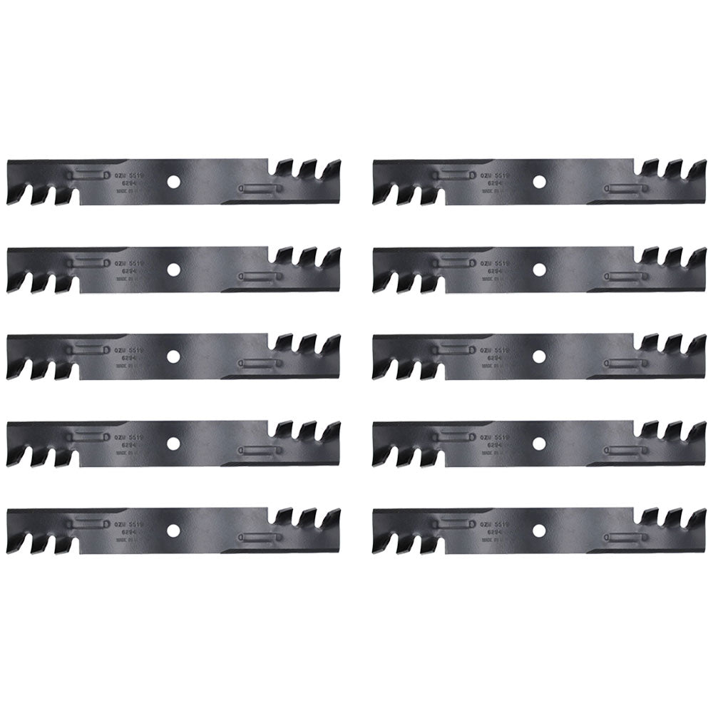 Qty 10: Toothed Mower Blades Fits Lesco