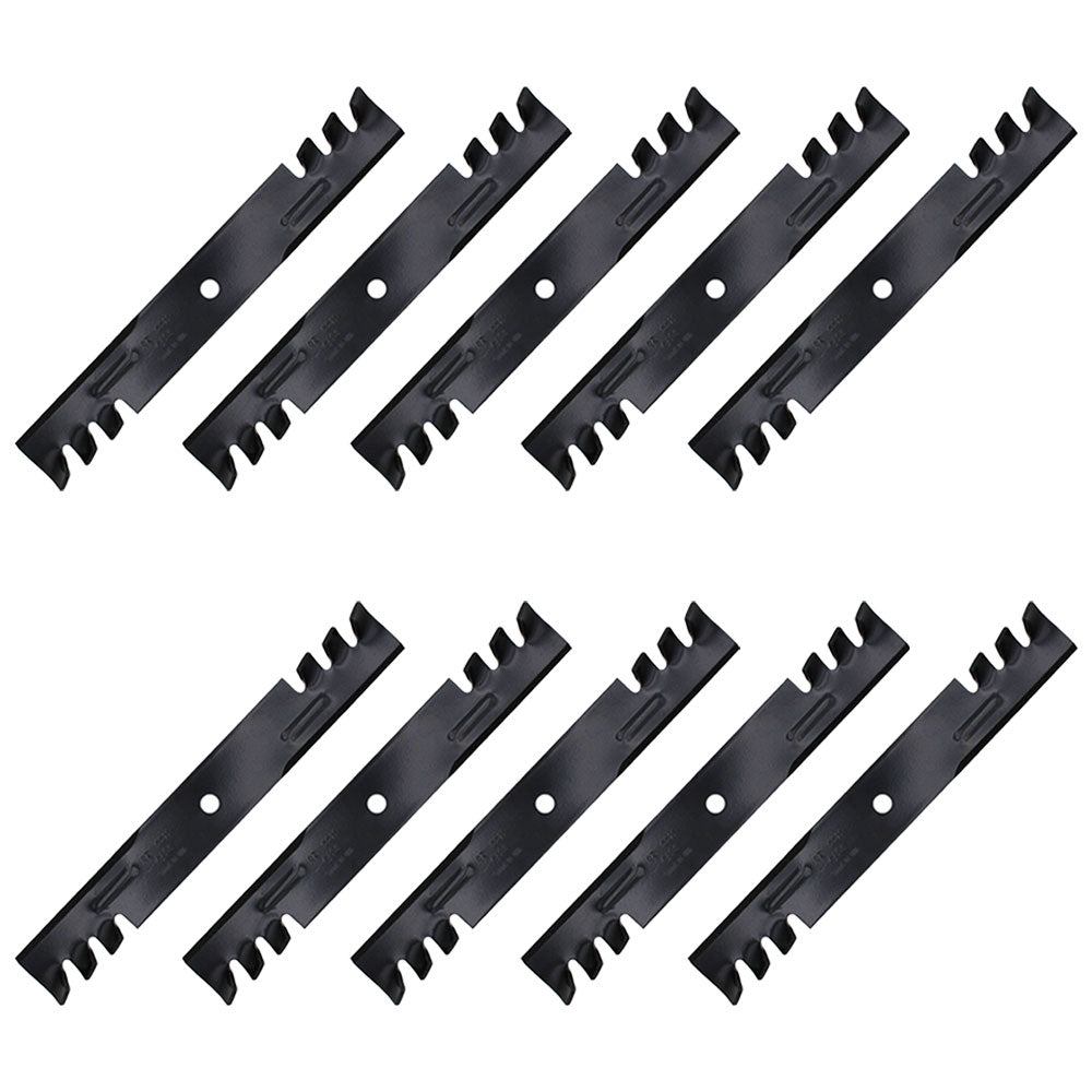 Qty 10: Toothed Mower Blades Fits Toro Replaces 105-7779